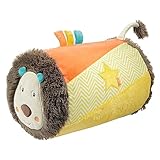 Fehn Krabbelrolle Löwe Funky Friends – Baby Krabbelhilfe Rolle im niedlichen Löwen Design - Babyspielzeug Krabbeltier mit Spielfunktionen - Krabbelspielzeug für Babys und Kleinkinder ab 6+ Monaten
